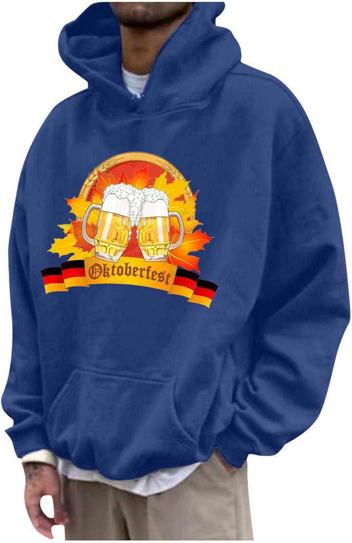 Pánská volná mikina s kapucí – Florian Oktoberfest 2025