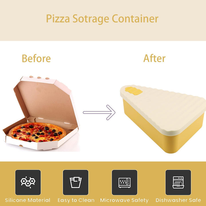 Opakovaně použitelný úložný box na pizzu se 2 podnosy – SliceSafe (1+1 ZDARMA)
