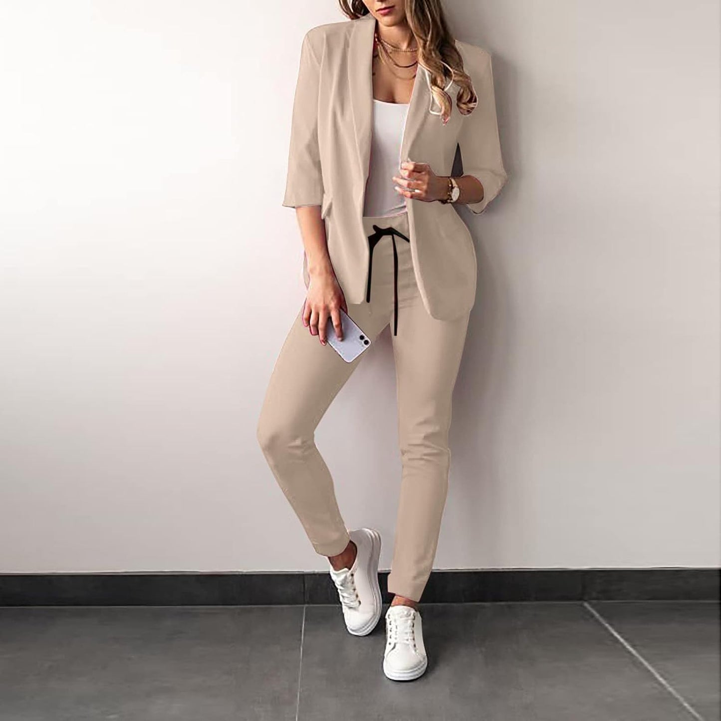 2-teiliges Stretch-Damenanzug mit Blazer - Vivian