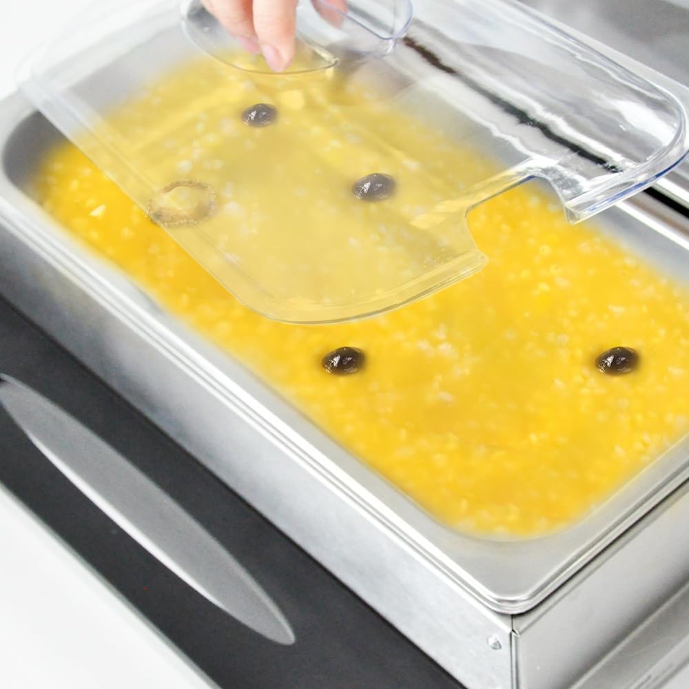 Elektrický bufetový ohřívač jídel s 3 × 2,5 l nádobami a nastavením teploty – Valtero