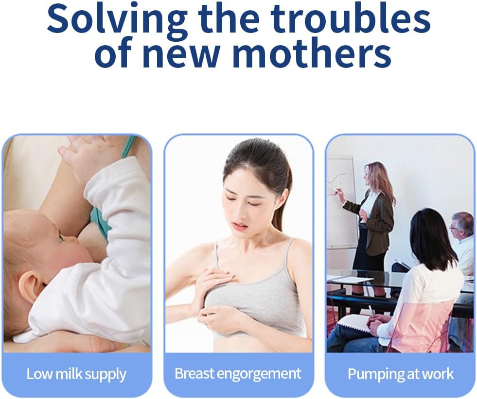 Přenosná elektrická odsávačka mléka s LED displejem – Mirava
