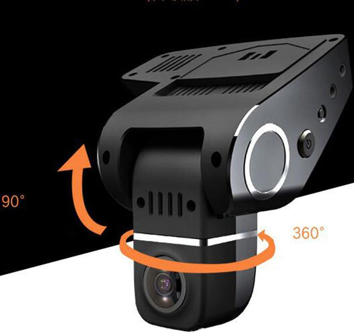 Skrytá WiFi autokamera 1080P s 170° širokoúhlým objektivem a G-senzorem