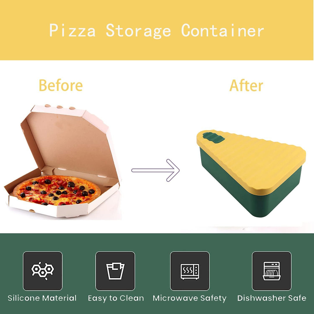 Opakovaně použitelný úložný box na pizzu se 2 podnosy – SliceSafe (1+1 ZDARMA)
