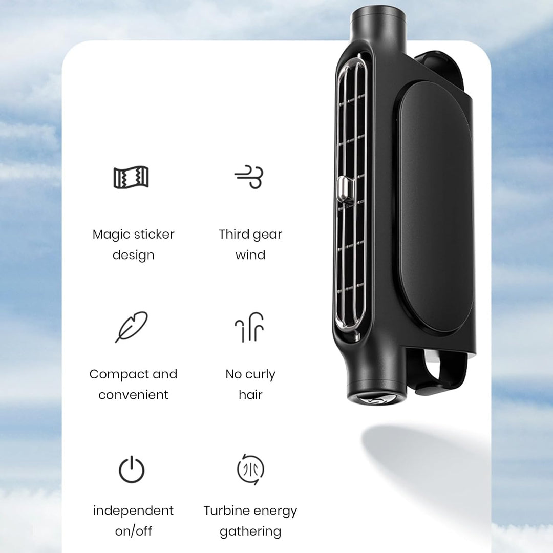 3 rychlosti USB ventilátor do auta & držák na opěrku hlavy – AutoBreeze (1+1 ZDARMA)