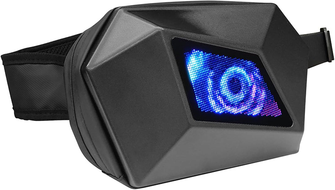 LED crossbody taška na motorku s programovatelným displejem – Nexora