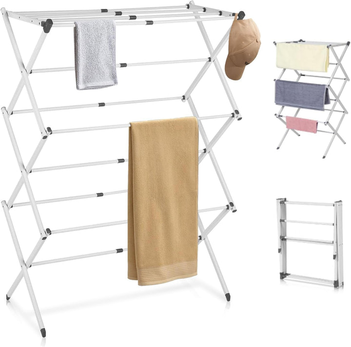 3stupňový skládací věšák na prádlo – DryMate