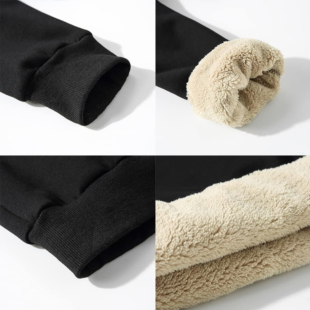 Schwarzer Fleece-Pullover, Detailansicht, weiches Innenfutter, warme Winterkleidung, Unisex.