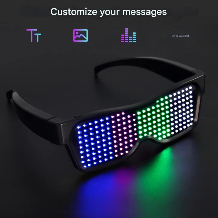 LED párty brýle programovatelné pomocí aplikace - GlowBeat
