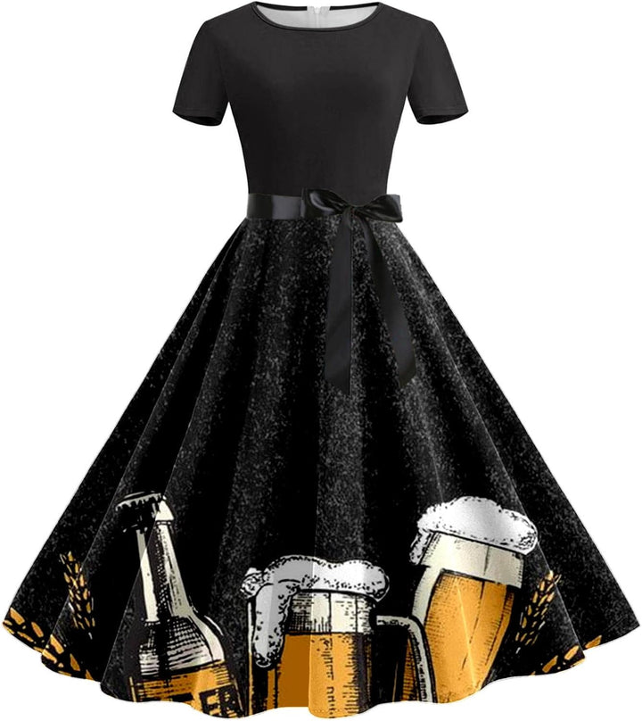 Pohárek na pivo a sukénka s preclíky s páskem – Anna Oktoberfest 2025