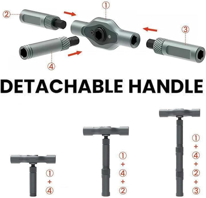 42 v 1 magnetická sada šroubováků – přesná opravárenská sada s bity a rukojetí – Fixaro