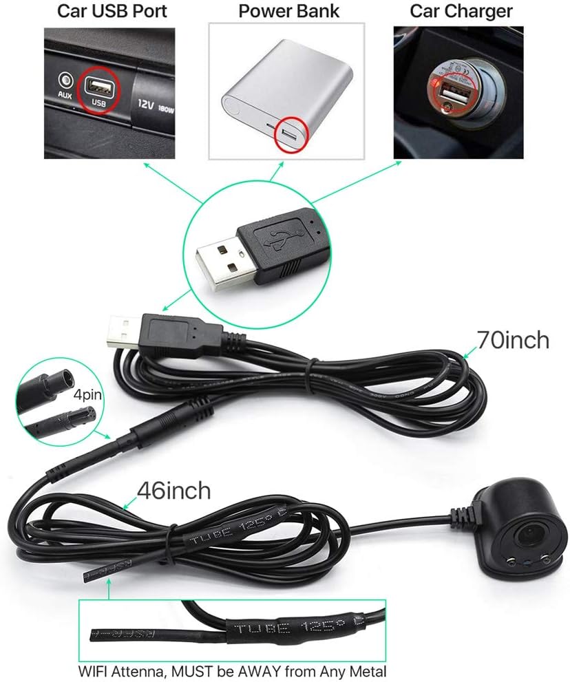 Bezdrátová couvací kamera do auta – RoadMate