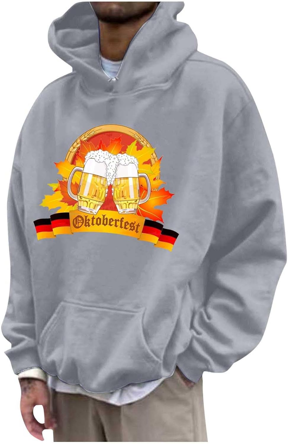 Pánská volná mikina s kapucí – Florian Oktoberfest 2025