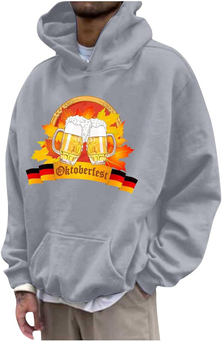 Pánská volná mikina s kapucí – Florian Oktoberfest 2025