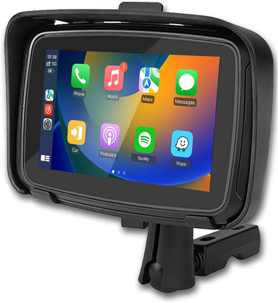 Přenosný motocyklový monitor s 5" (12,7 cm) IPS displejem – RideMate