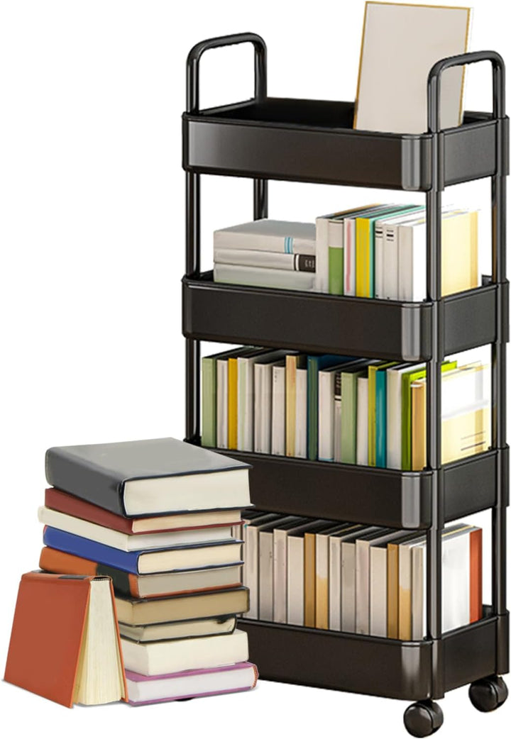 Pojízdné servírovací vozíky s kolečky a rukojetí – Veyora