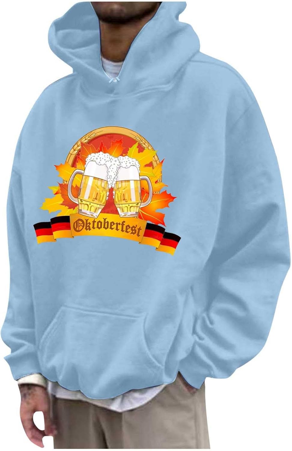 Pánská volná mikina s kapucí – Florian Oktoberfest 2025
