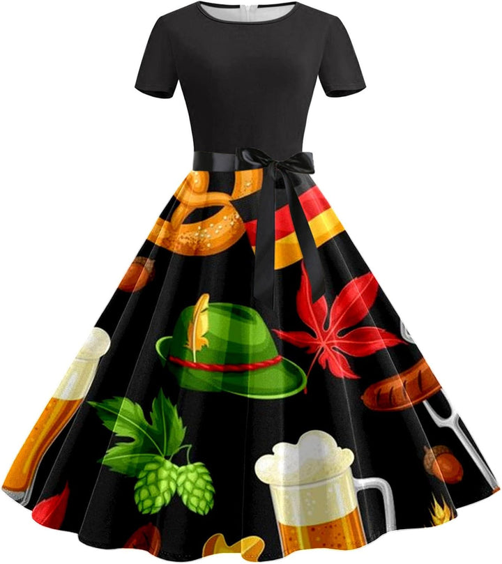 Pohárek na pivo a sukénka s preclíky s páskem – Anna Oktoberfest 2025