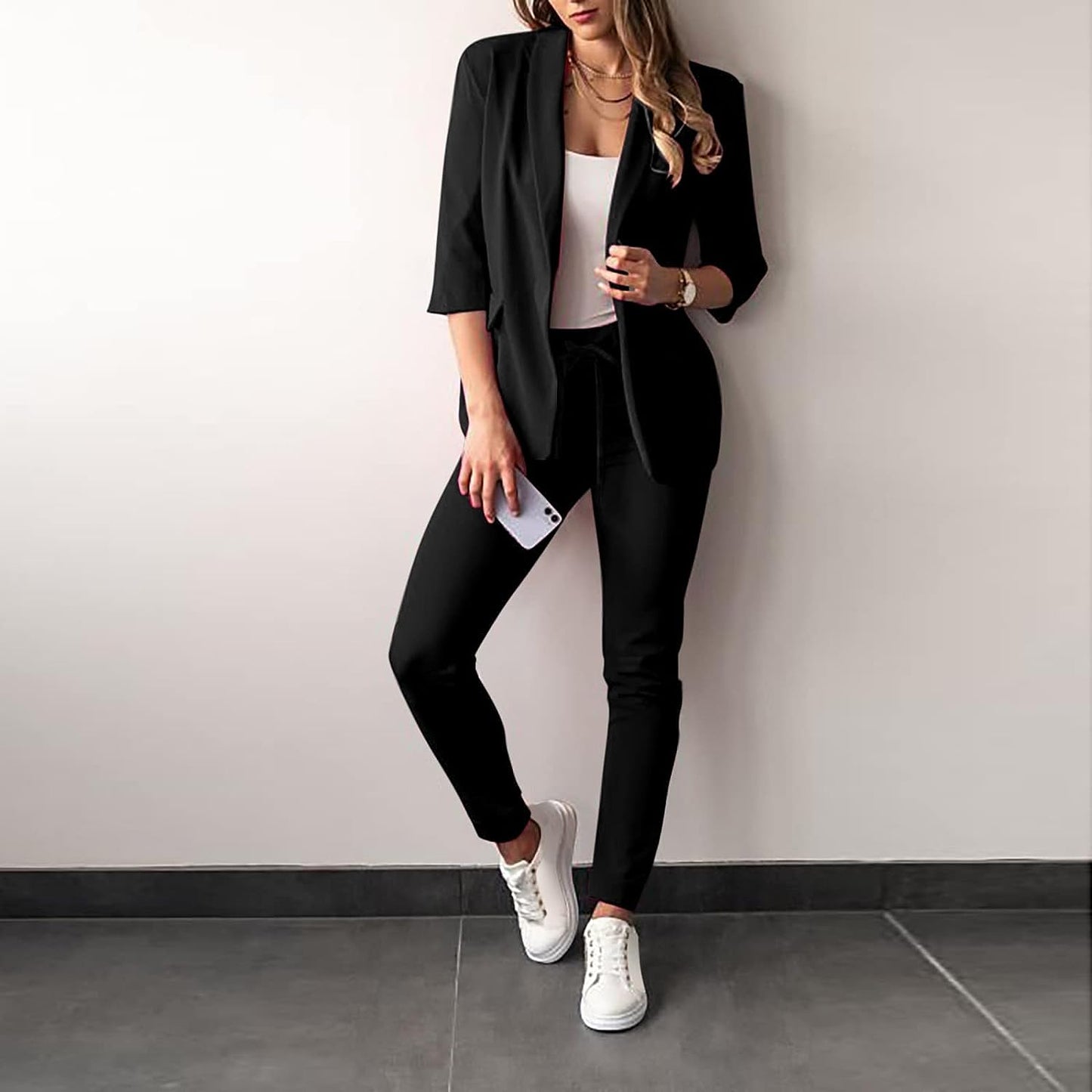 2-teiliges Stretch-Damenanzug mit Blazer - Vivian