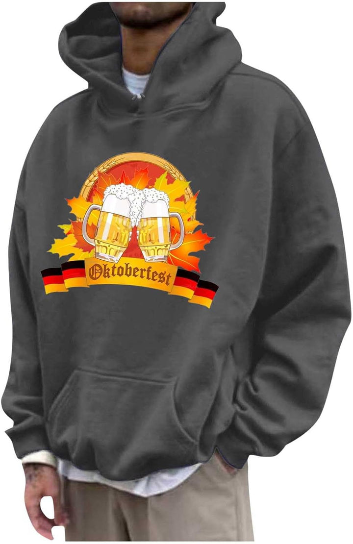 Pánská volná mikina s kapucí – Florian Oktoberfest 2025