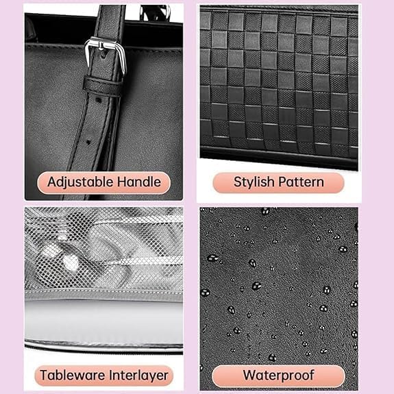 Dámská izolovaná taška na oběd s přihrádkou na notebook