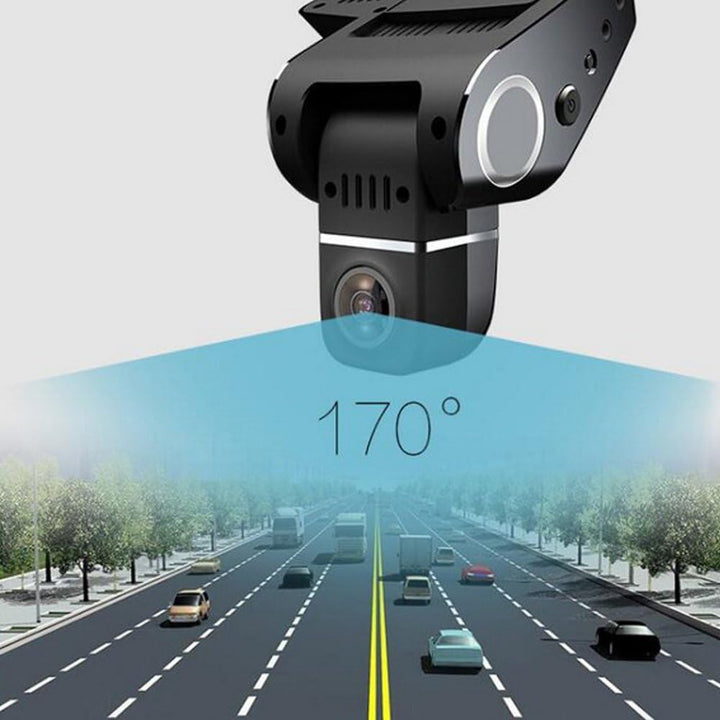 Skrytá WiFi autokamera 1080P s 170° širokoúhlým objektivem a G-senzorem