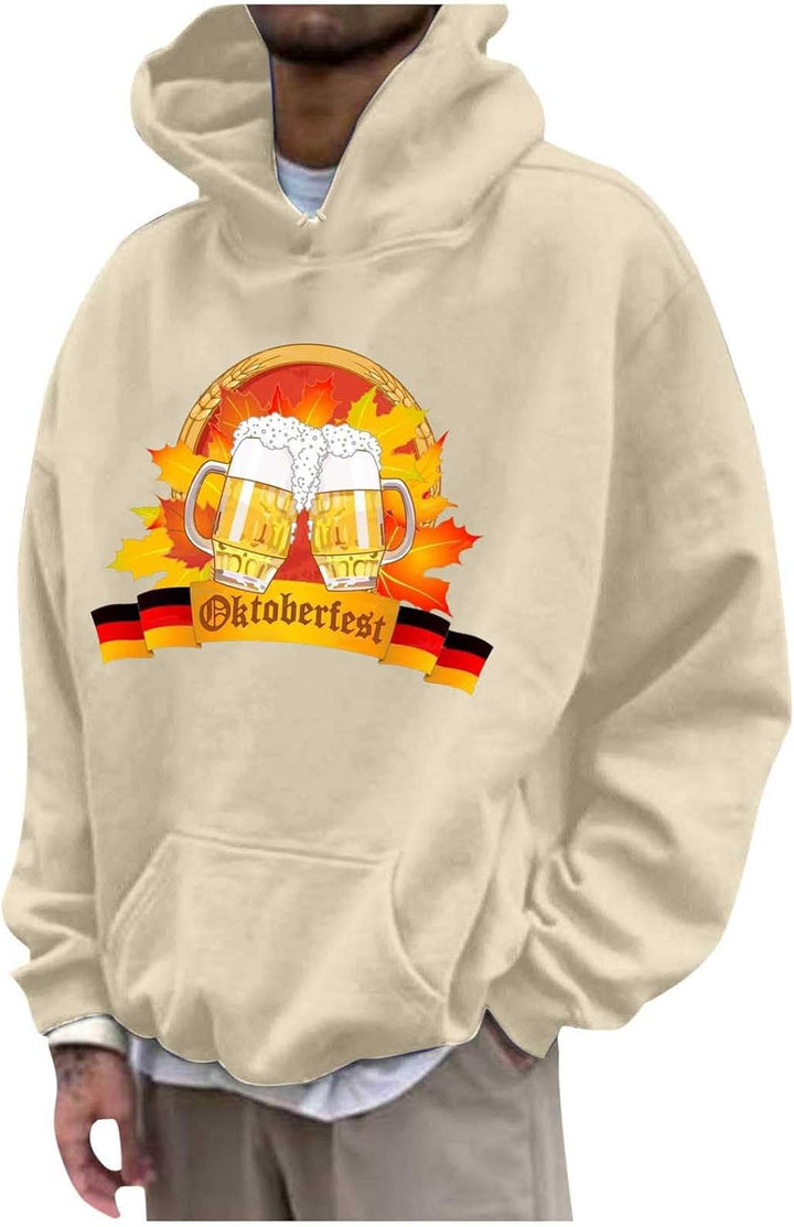 Pánská volná mikina s kapucí – Florian Oktoberfest 2025