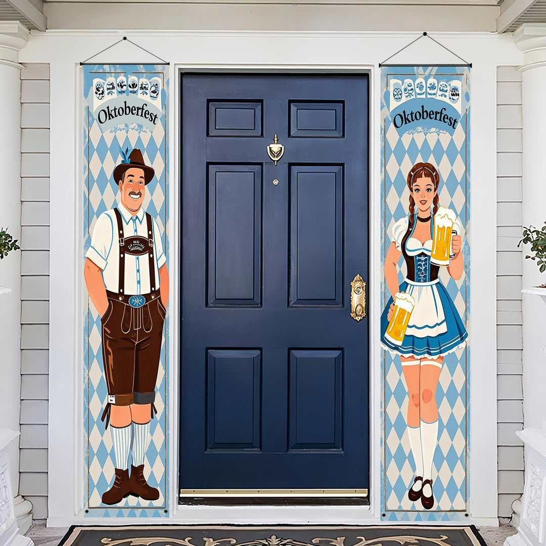 Sada bannerů z polyesteru – WiesnWillkommen Oktoberfest 2025