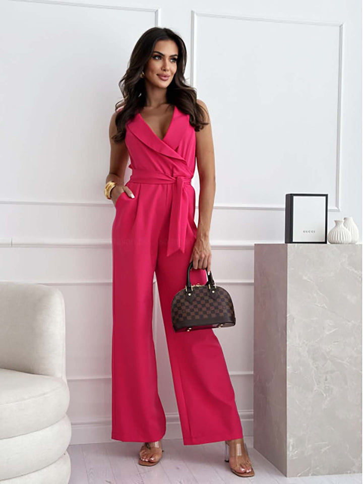 Figurkový & Víceúčelový Dámský Jumpsuit s Komfortním Strečovým Materiálem – Linnea