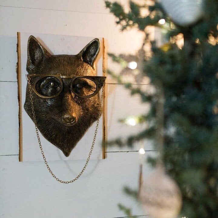 Hravá dekorace na zeď ve tvaru zvířecí hlavy - WallCritters