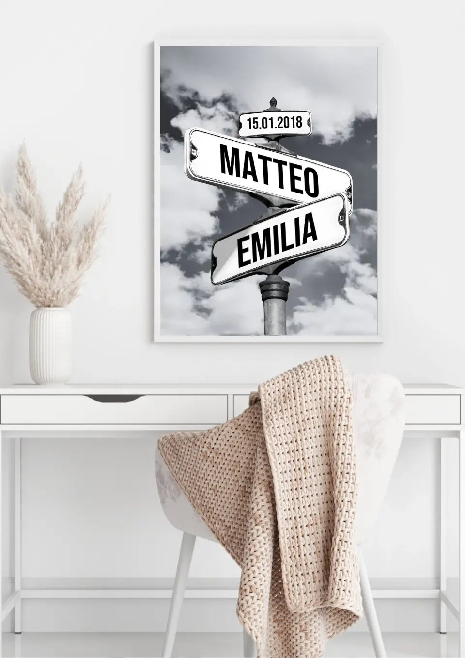 Plakát s dopravními značkami pro páry