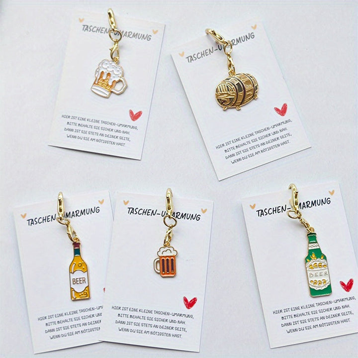 Oktoberfest klíčenky 3 sady (5 kusů v sadě) – BierCharms Oktoberfest 2025