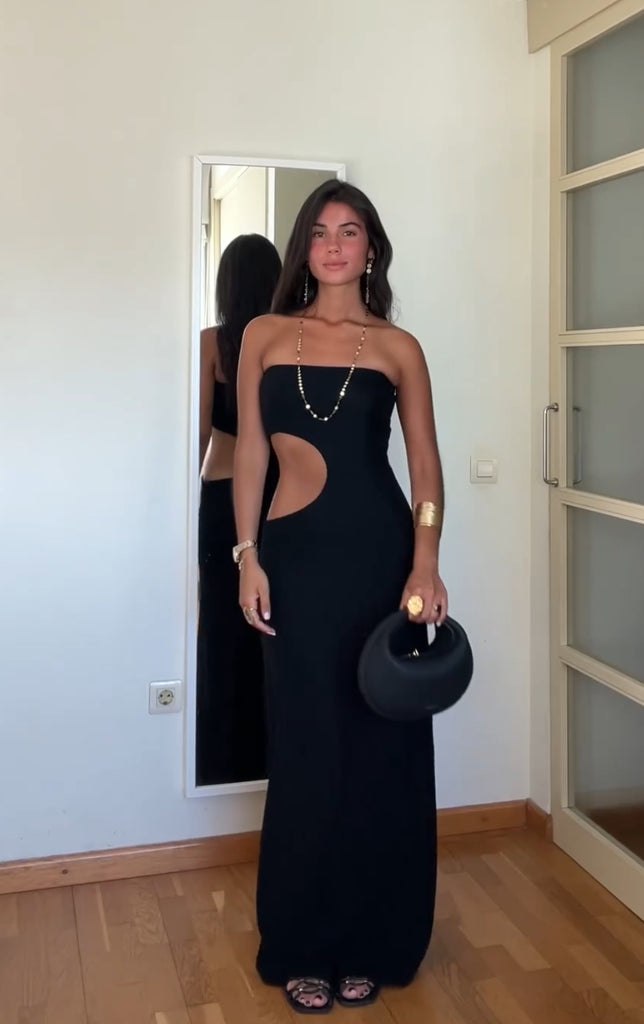Trendy bandeau letní šaty s elastickým střihem – Viviane