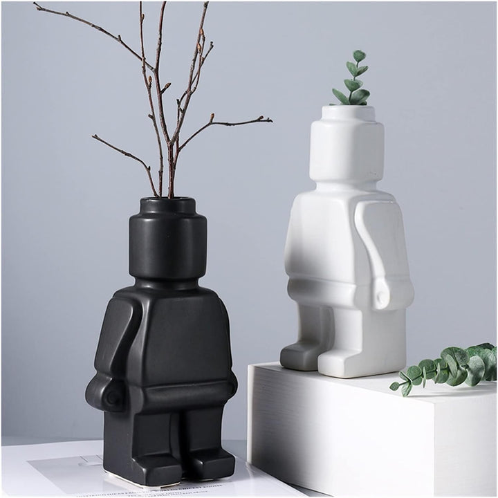 Robotické květináče z keramiky - BrickBotanica