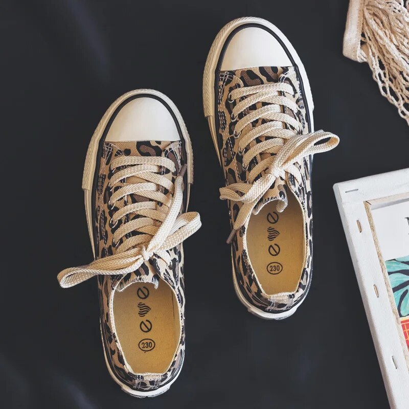 Stylové leopardí tenisky pro ženy – Savannah