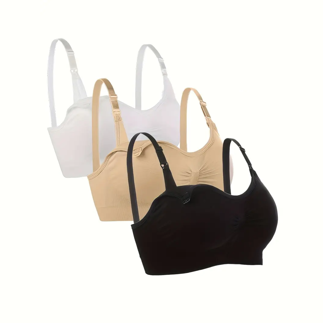 Pohodlné kojicí podprsenky (sada 3 ks) – NurtureFit