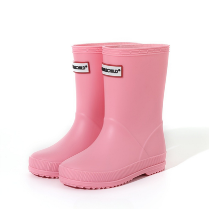 Dětské gumové holínky jednobarevné a voděodolné – Noah