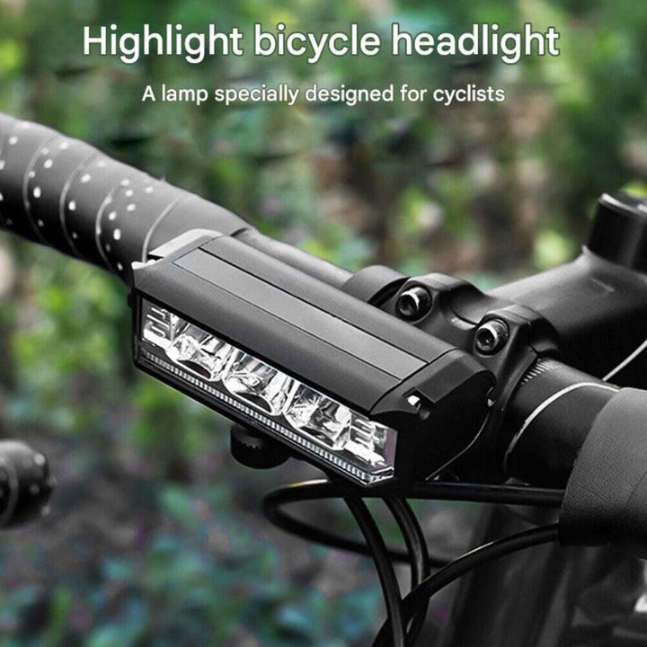 Superjasné 180° cyklistické osvětlení s integrovanou baterií – Luminor