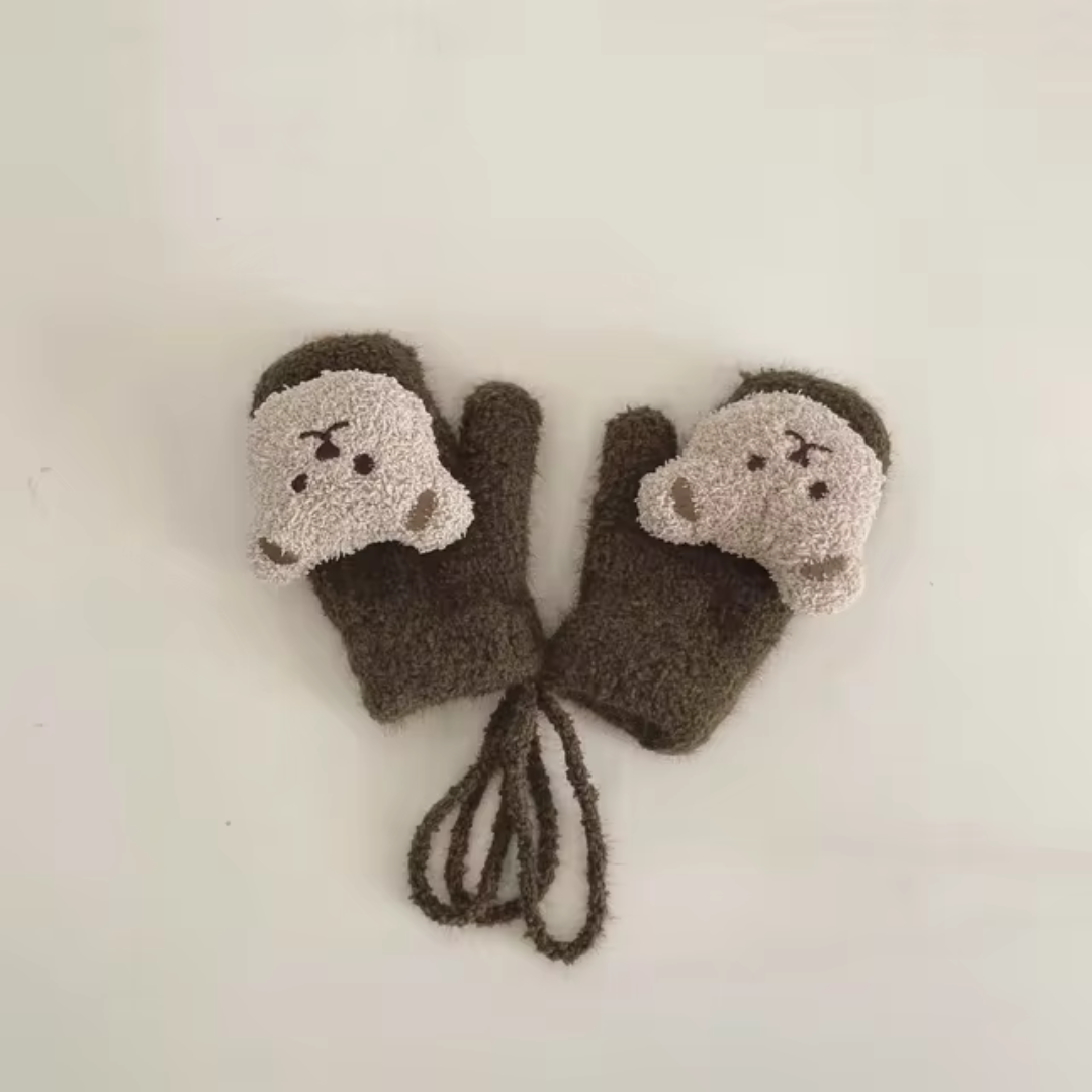 Dětské zimní rukavice s motivy medvědů – TinyBear rukavice