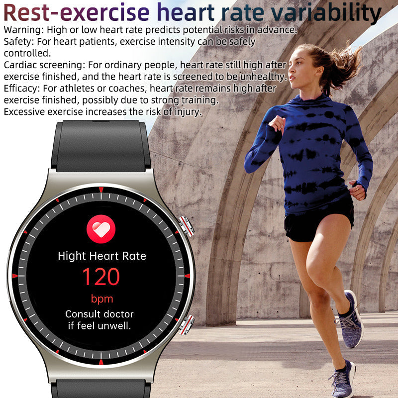 EKG chytré hodinky se senzorem pro měření saturace kyslíkem a srdeční frekvence – CardioTrack