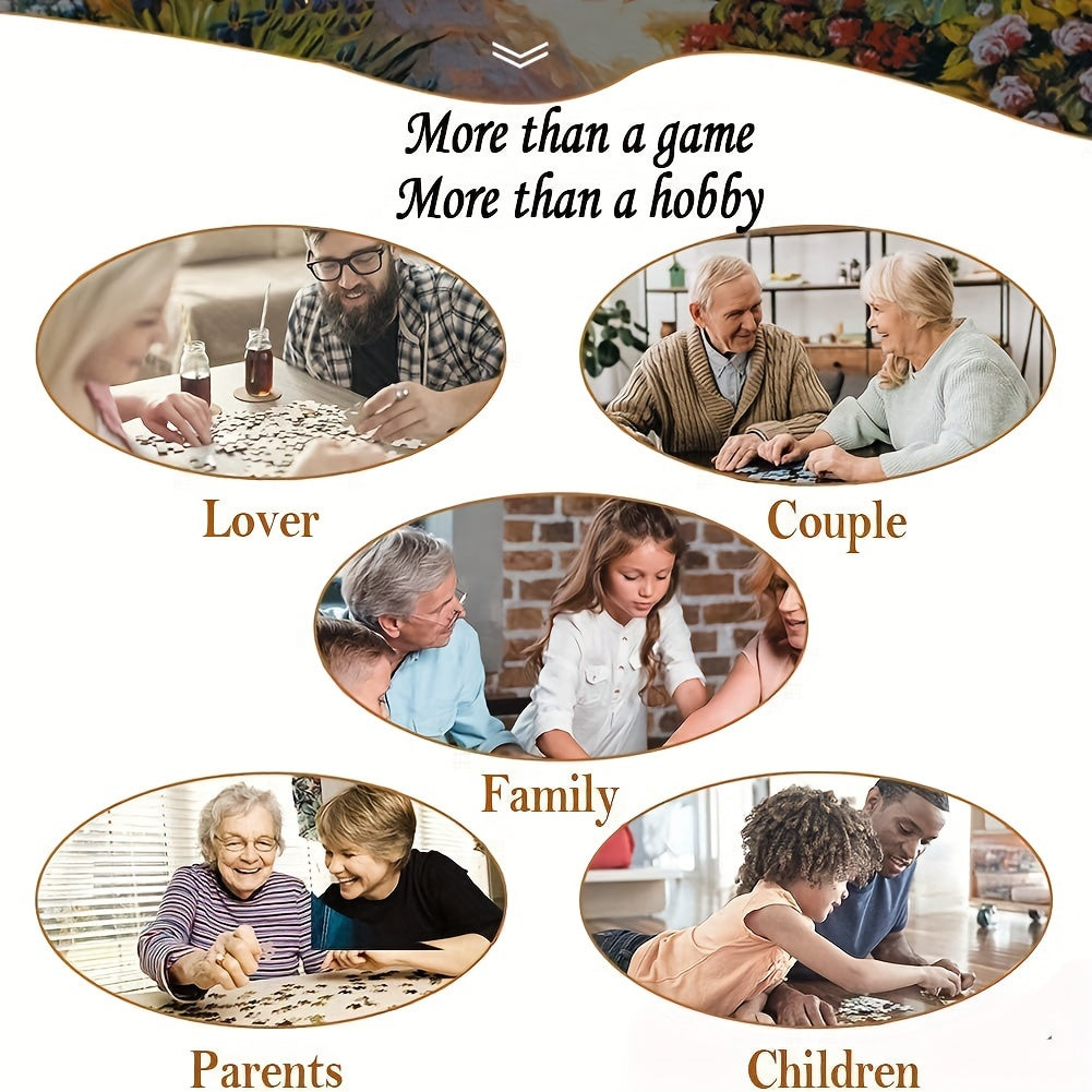 Puzzle-Spiel für Paare, Familien und Kinder, ideal für gemeinsame Freizeitaktivitäten.