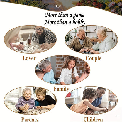 Puzzle-Spiel für Paare, Familien und Kinder, ideal für gemeinsame Freizeitaktivitäten.