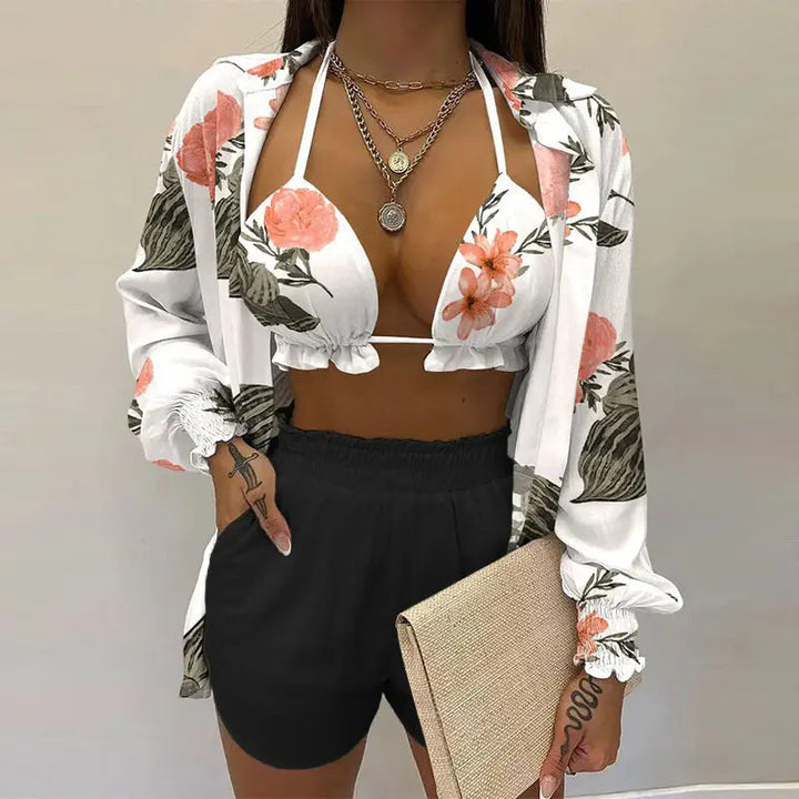 Stylový 3dílný letní outfit na pláž a k bazénu - TropenGlow