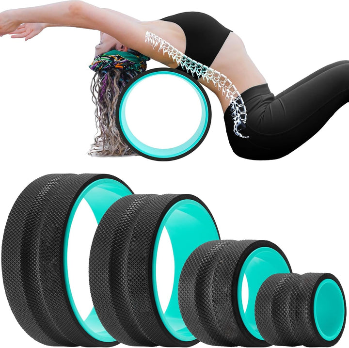 Sada 4 koleček Back Roller s jógovými bloky – Artheva