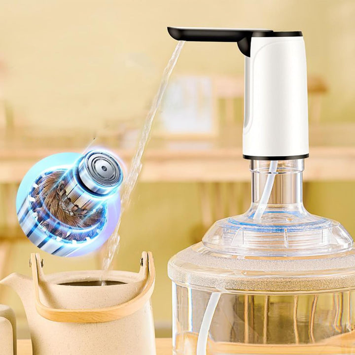 Přenosný dávkovač vody dobíjený přes USB – Hydravo (1+1 ZDARMA)