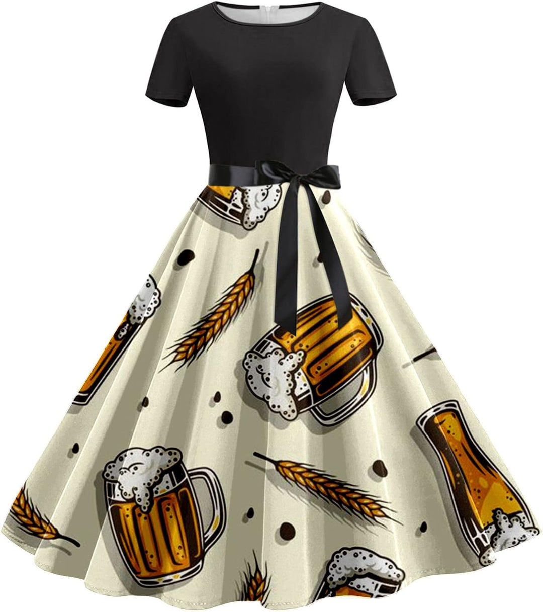 Pohárek na pivo a sukénka s preclíky s páskem – Anna Oktoberfest 2025