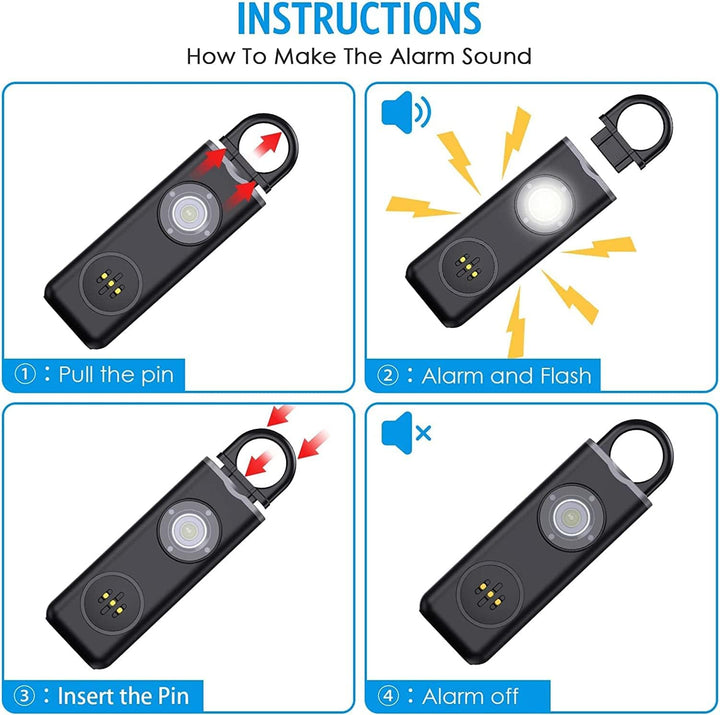 Osobní alarm – přívěsek na klíče 1+1 ZDARMA – Veyora