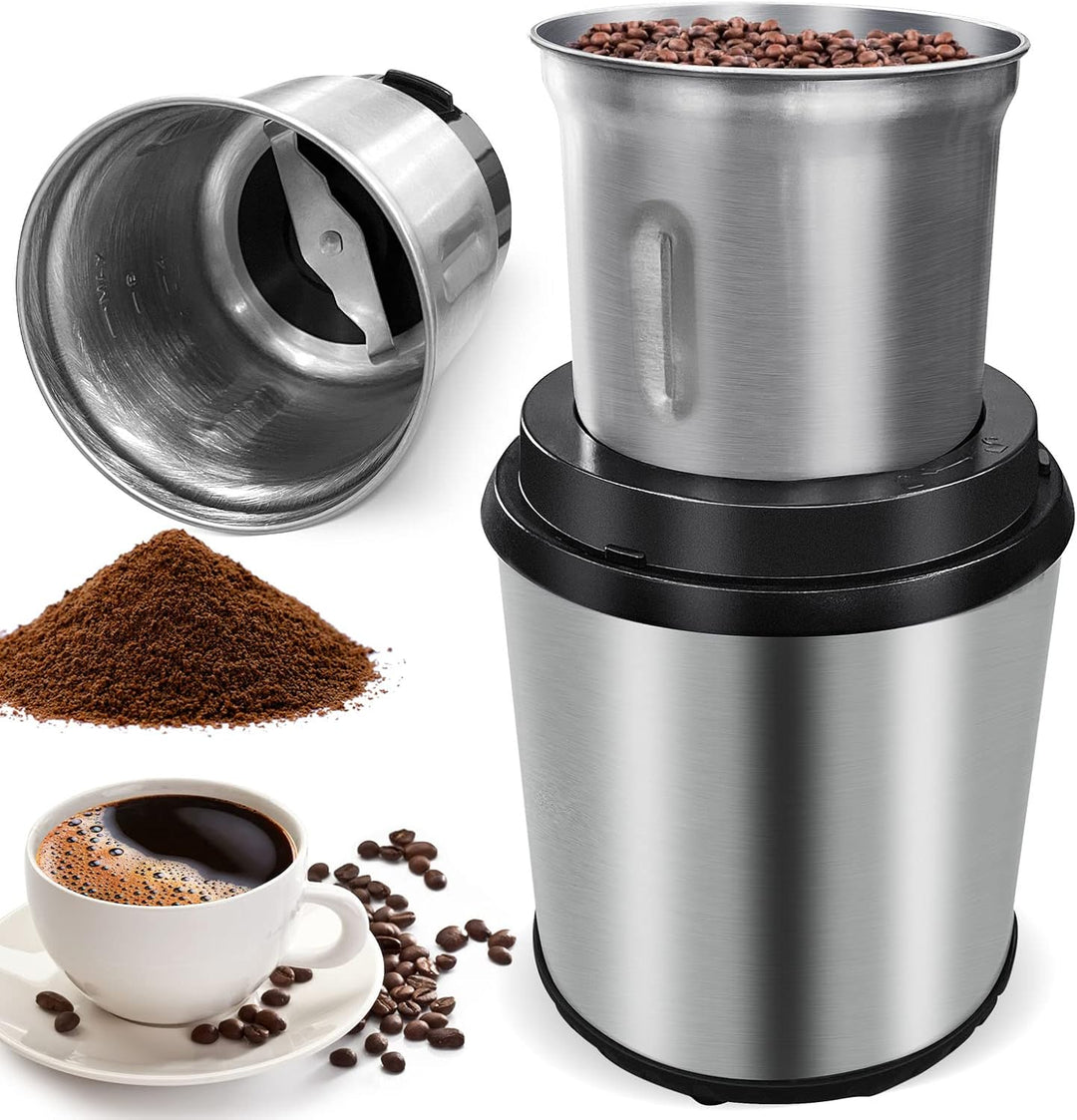 Elektrický mlýnek na kávu a koření s odnímatelným kelímkem – BrewMate