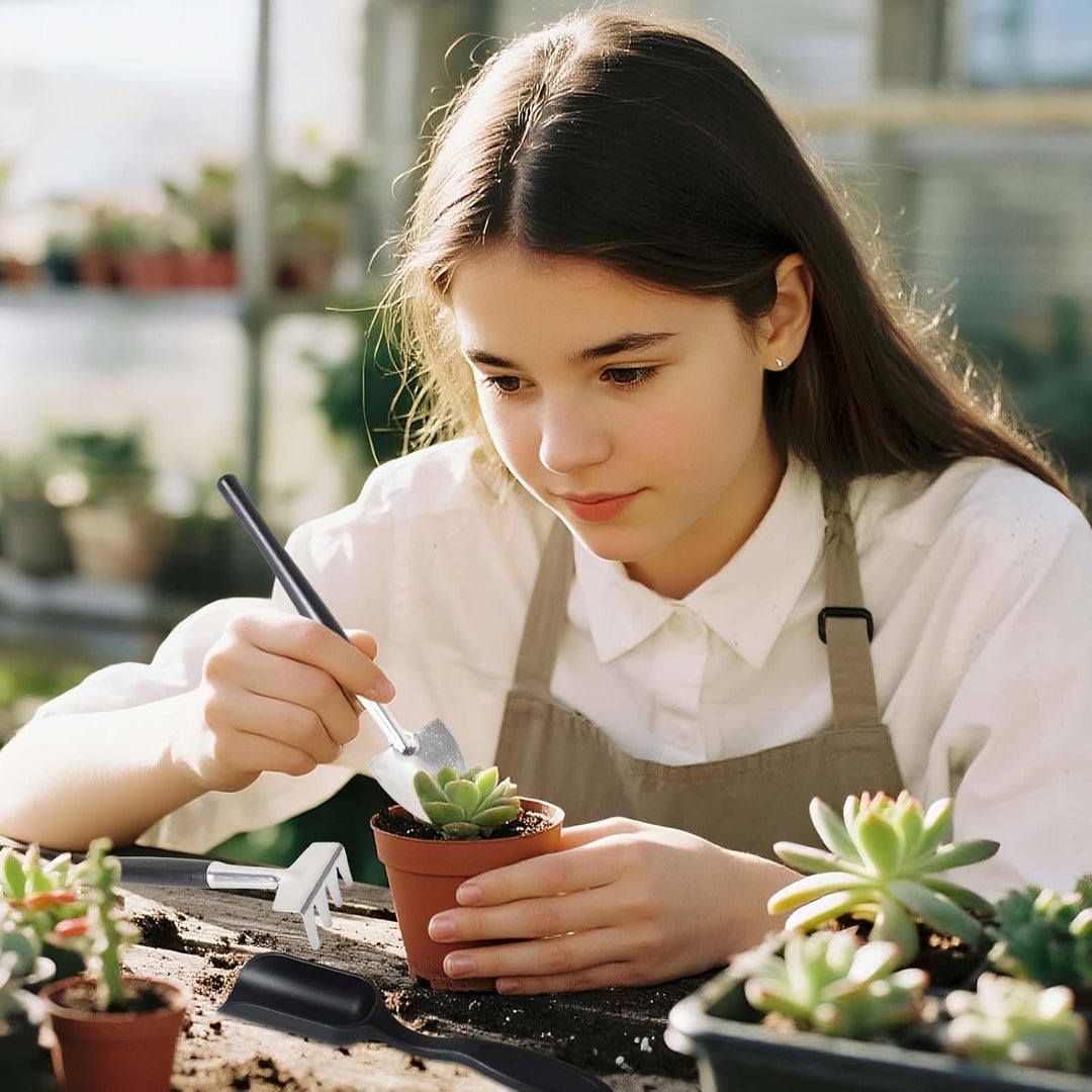 Sada nástrojů 12 v 1 pro sukulenty s úložnou taškou pro zazelenění interiéru