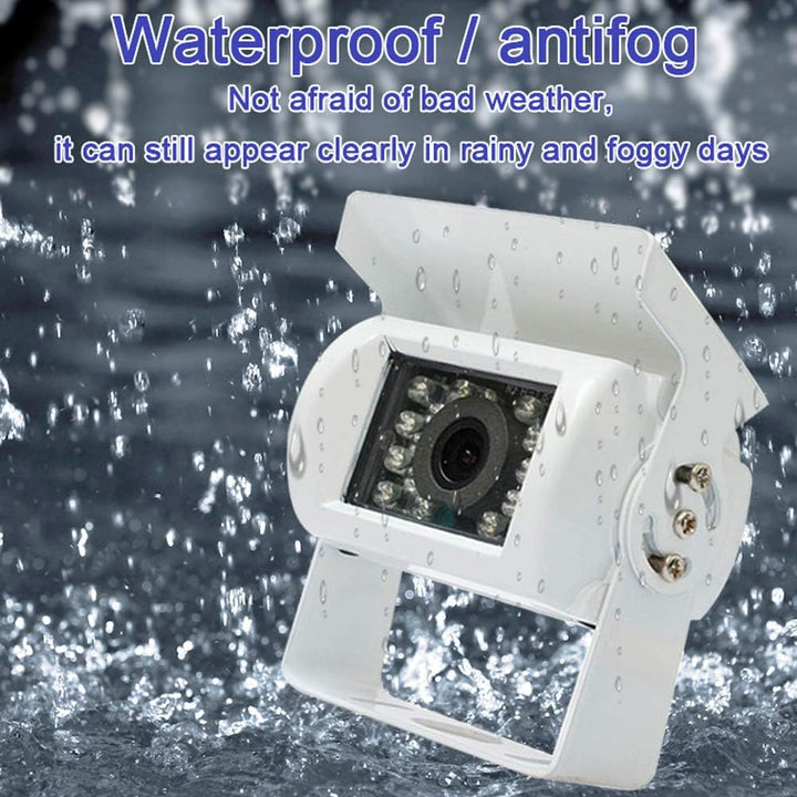 Couvací kamera pro kamiony 12V/24V s 18 IR LED pro noční vidění IP68
