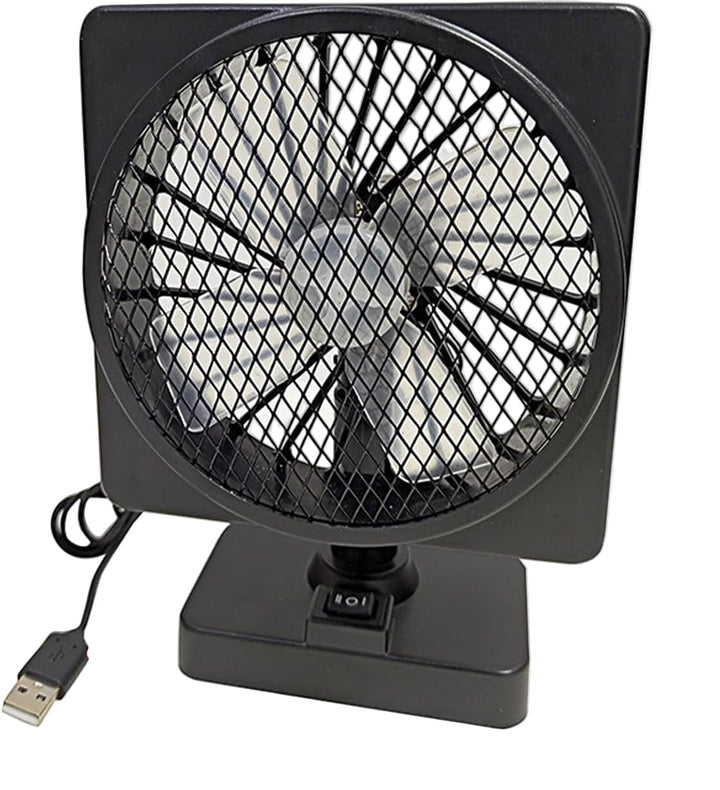 12V USB vzduchový cirkulační ventilátor do auta a klimatizace, chladicí ventilátor s 360° rotací (1+1 ZDARMA) – Aurovent